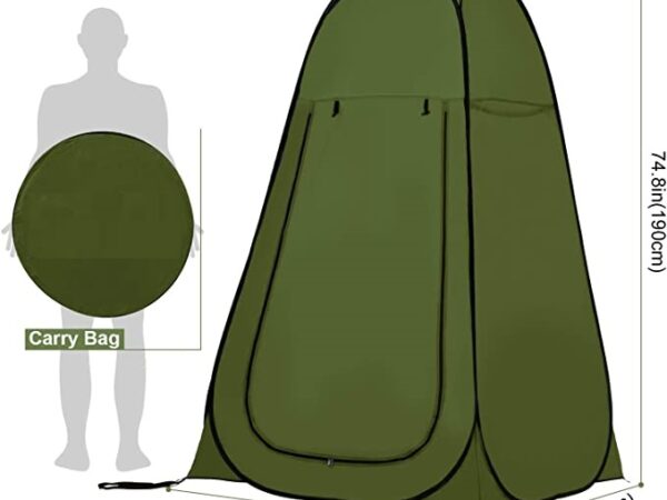 Pop-up 1-Persoons Tent - Groen - 176 x 92 x 92cm
