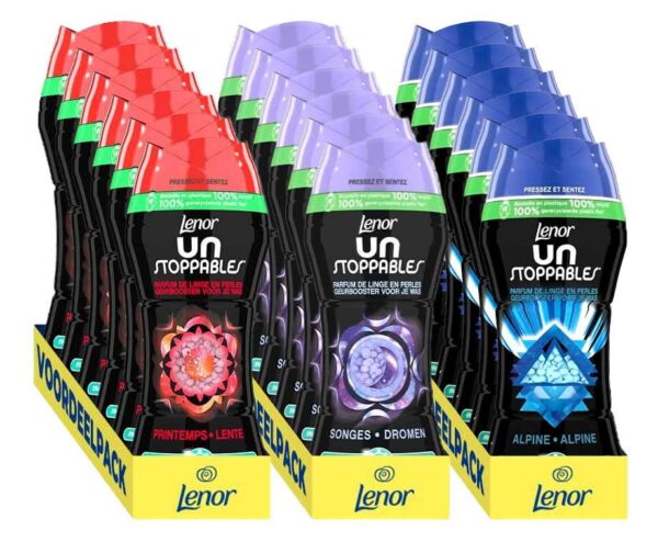 6-Pack Lenor Unstoppables Geurparels - Goed Voor 96 Wasbeurten! ...