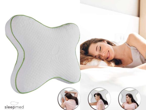 SleepMed Ergonomisch Vlinderkussen - Helpt Tegen Snurken! ...