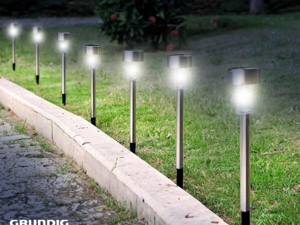 10-Pack Solar Tuinlampen - Met Dag- En Nachtsensor! ...