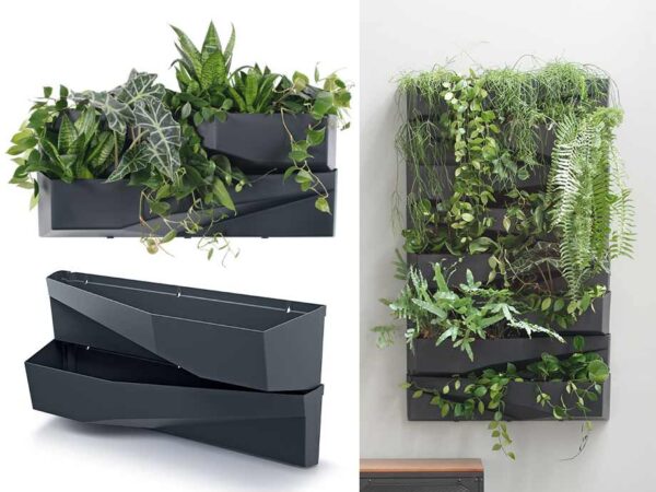 2-Pack Cascade Garden Wall - Verticale Hangende Bloembakken! ...