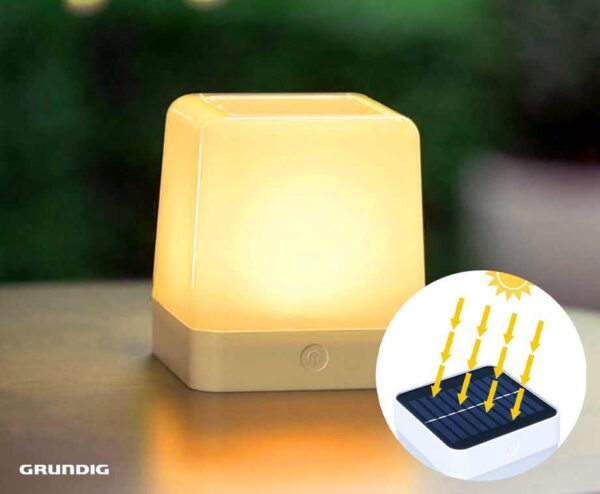 Draadloze Solar Tafellamp - Met Verschillende Lichtstanden! ...