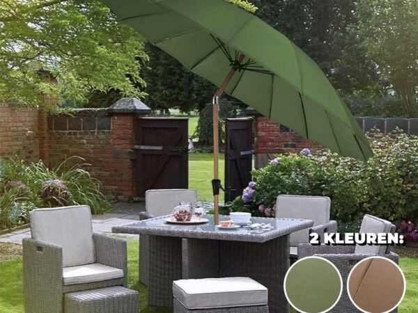 Luxe Shanghai Parasol 280cm - Unieke Look Met 24 Baleinen! ...