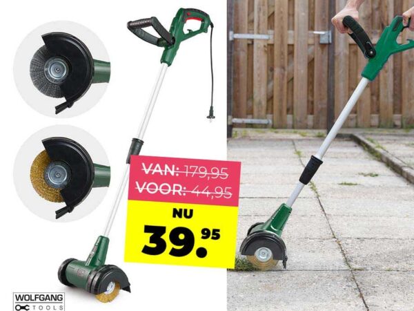 Elektrische Onkruidborstel - Snel En Zonder Bukken Van Onkruid Verlost! ...