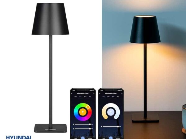 Slimme Draadloze Tafellamp - Met Warmwit En RGB Kleuren! ...