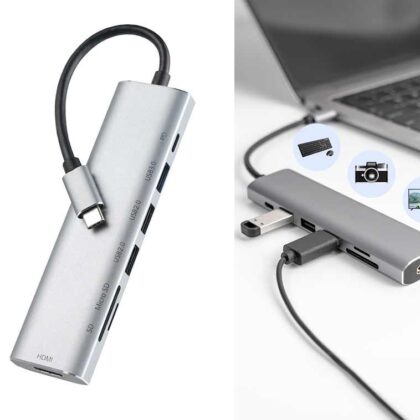 7-In-1 Universele USB-C Splitter - Scherm En Accessoires Eenvoudig Aansluit ...