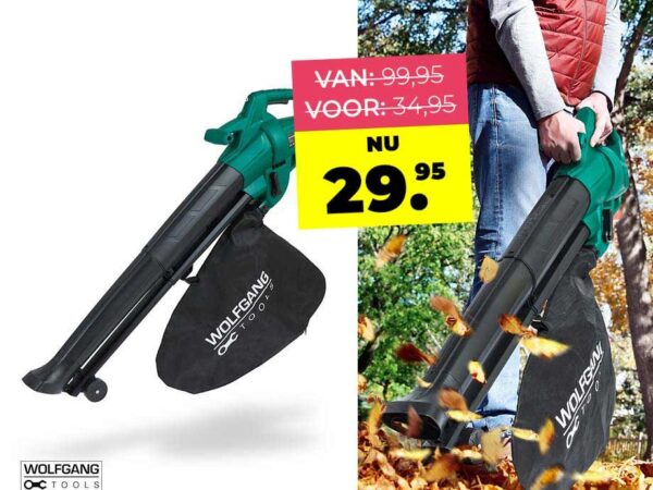 Wolfgang Bladblazer 3300W - Voor Een Veilige Stoep En Schone Tuin! ...