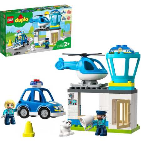 DUPLO - Politiebureau & Helikopter