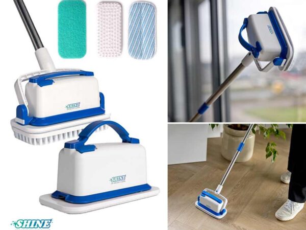 Shine 3-In-1 Oplaadbare Multiscrubber - Voor Vloeren