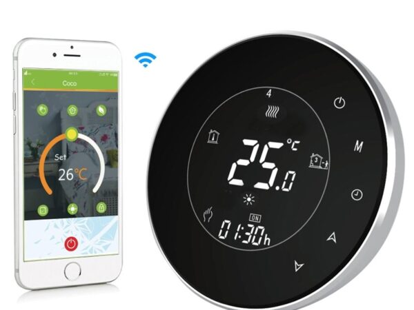 WiFi CV thermostaat LCD Touchscreen met app bediening