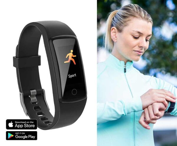 Activity Tracker Met Lichaamstemperatuur Meting - Stimuleert Een Gezonde Le ...