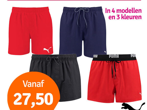 Dagaanbieding Puma Zwembroeken - Diverse modellen en kleuren