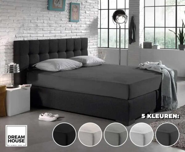 Katoenen Jersey Hoeslakens 135 Grams - Vandaag 1+1 GRATIS! ...