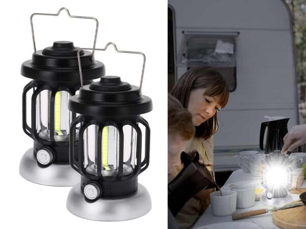 Dimbare LED Campinglamp - Vandaag 1+1 GRATIS! ...