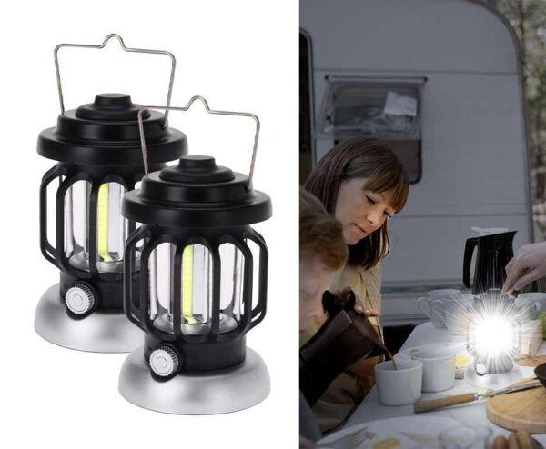 Dimbare LED Campinglamp - Vandaag 1+1 GRATIS! ...