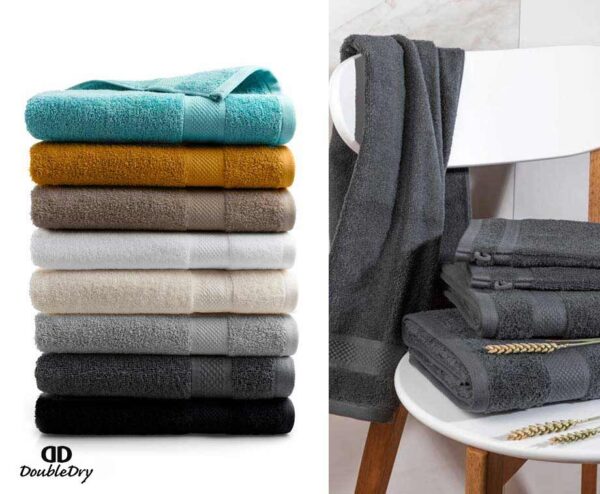 VOORDEELSET DoubleDry Hotel Collection Badgoed - Verkrijgbaar In 9 Kleuren! ...