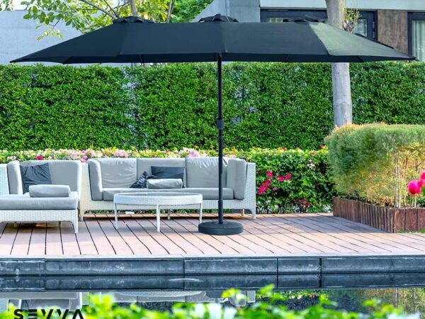 SEVVA Dubbele Parasol XXL - Inclusief GRATIS Hoes t.w.v. €19