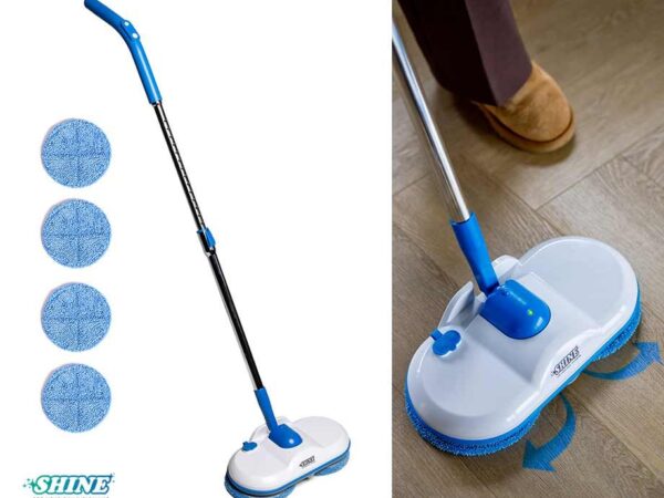 Shine Elektrische Roterende Mop - Moeiteloos Schoonmaken Zonder Schrobben E ...