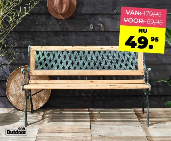 Tuinbank Van Gietijzer - Klassieker Voor Iedere Tuin Of Balkon! ...