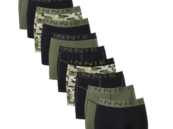 Vinnie-G Boxershorts Voordeelpakket 10-pack Black / Forest Green