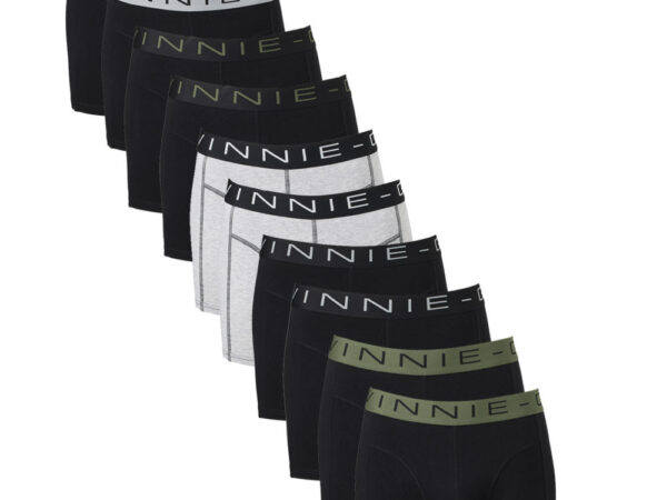 Vinnie-G Boxershorts Voordeelpakket 10-pack Black / Forest Green / Grey