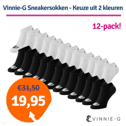 Dagaanbieding Vinnie-G Sneakersokken 12-pack