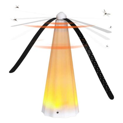 Vliegenverjager Propeller Met LED Verlichting - Houdt Insecten Van Tafel! ...