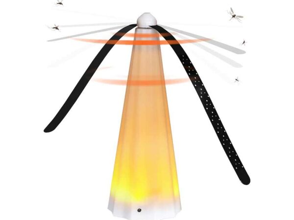 Vliegenverjager Propeller Met LED Verlichting - Houdt Insecten Van Tafel! ...