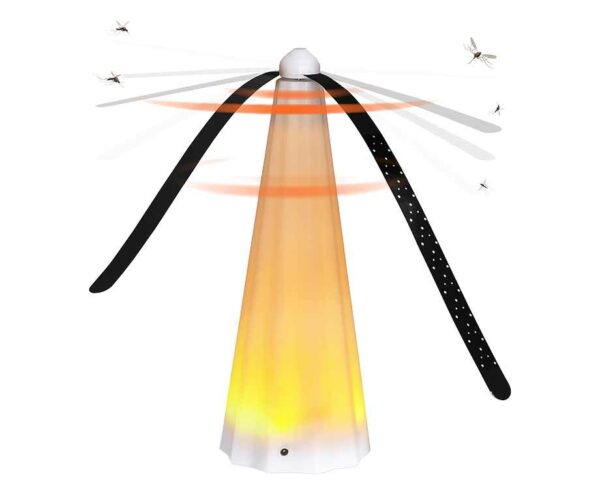 Vliegenverjager Propeller Met LED Verlichting - Houdt Insecten Van Tafel! ...