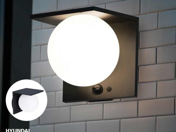 Hyundai Lighting PRO Solar Lichtbol - Mooie Wandlamp Voor In De Tuin Of Bal ...