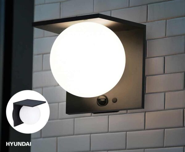 Hyundai Lighting PRO Solar Lichtbol - Mooie Wandlamp Voor In De Tuin Of Bal ...