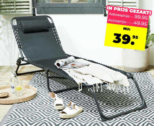 Comfortabel Ligbed Met Kussen - Maak Van Je Tuin Een Zomerparadijs! ...