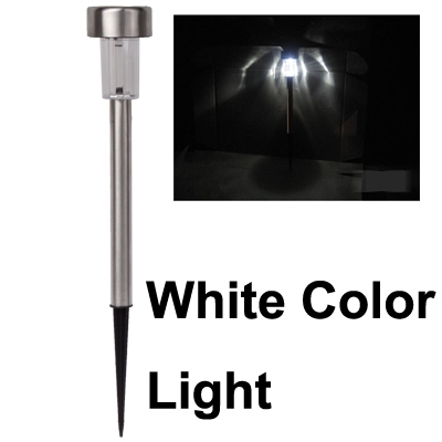 2x outdoor Solar RVS LED lampen