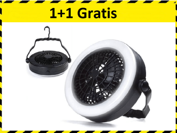 Benson ventilator met led verlichting 1+1 Gratis