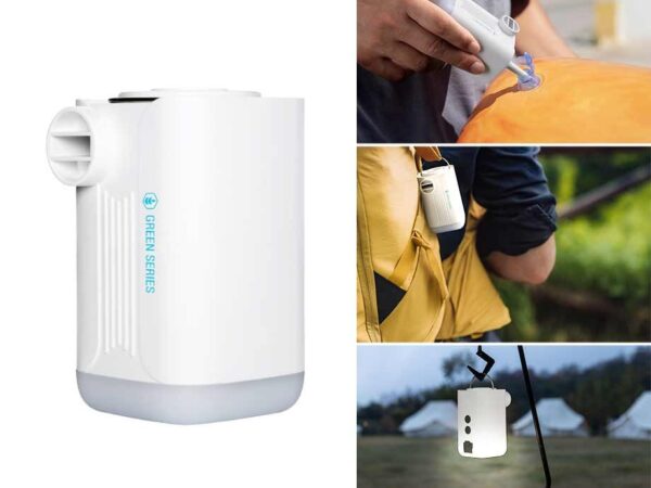 Draadloze Luchtpomp 5-In-1 - Ook Te Gebruiken Als Powerbank En Lamp! ...