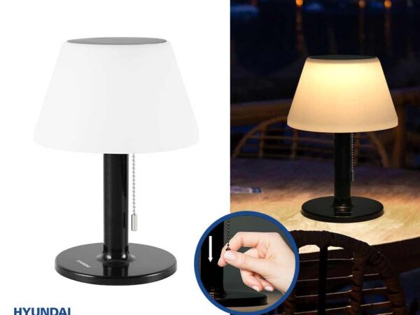 Draadloze Tafellamp - Oplaadbaar Met Zonne-Energie En Kabel! ...