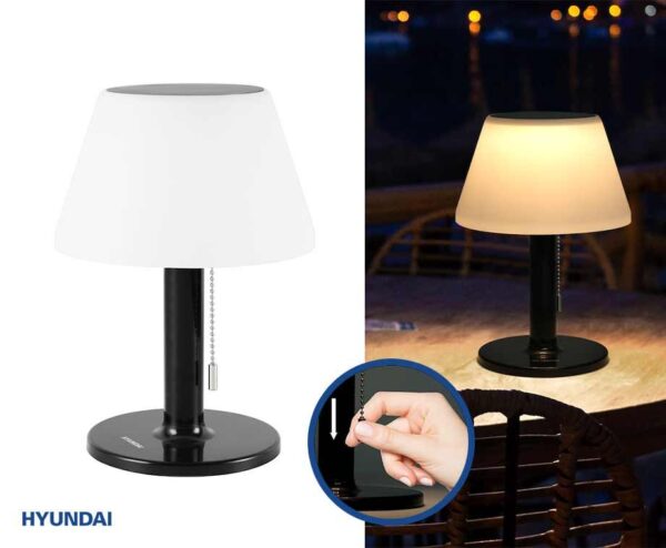 Draadloze Tafellamp - Oplaadbaar Met Zonne-Energie En Kabel! ...
