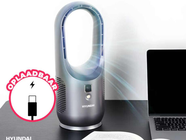 Oplaadbare Bladeless Ventilator - Verkoeling In Slaapkamer