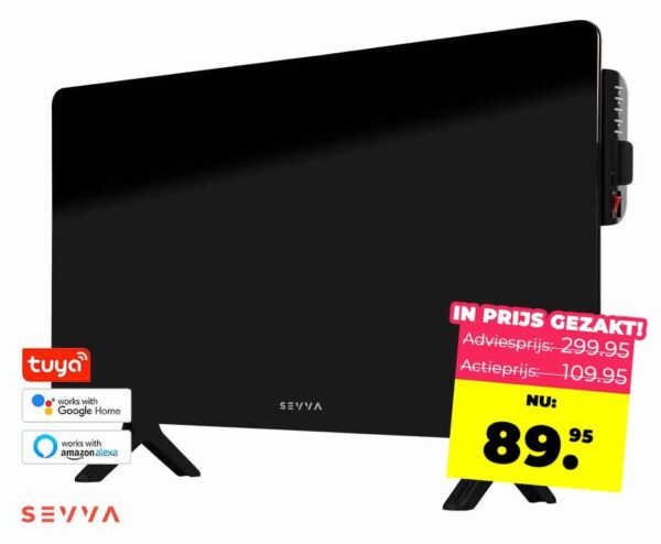 SEVVA® Slim Infrarood Verwarmingspaneel met WiFi - Snel en Voordelig Verwa ...