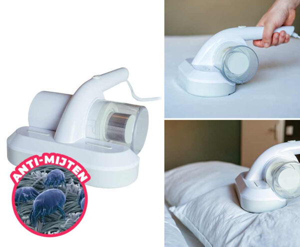 Mijten Handstofzuiger En Matrasreiniger - Met Extra UV-Licht! ...