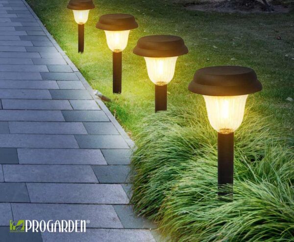 4-Delige Progarden Tuinverlichtingset Met Snoer - Fleur De Tuin Op! ...