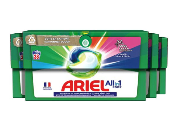 Ariel All in 1 Wasmiddel Pods - Kleur - 152 Wasbeurten - Voordeelverpakking