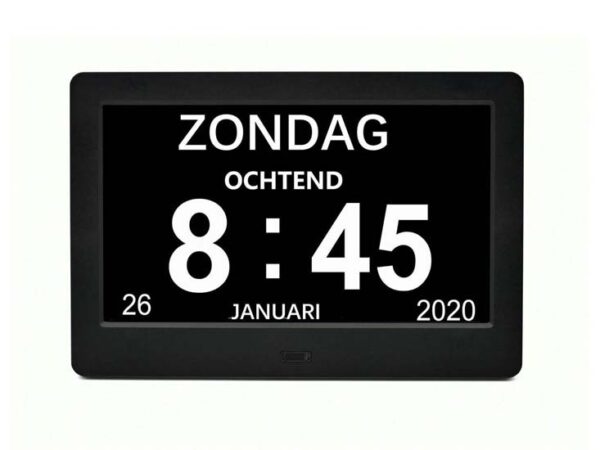 Fedec Dementieklok 7 inch met afstandsbediening