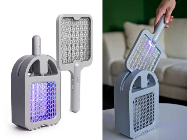 2-In-1 Muggenvanger Lamp - Als Racket En Stationair Te Gebruiken! ...