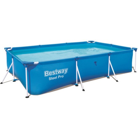 Zwembad steel pro rechthoek 300