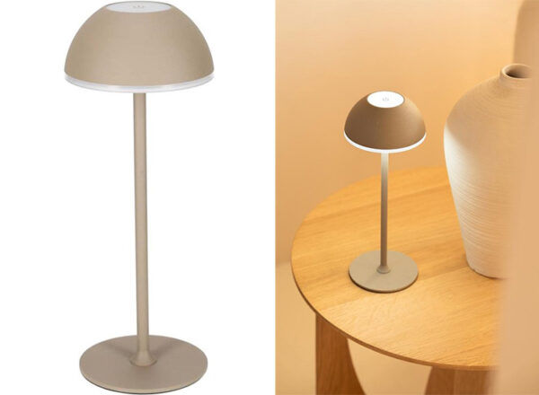 JENS Living LED Tafellamp Beige - Oplaadbaar - Ã 11 x 28