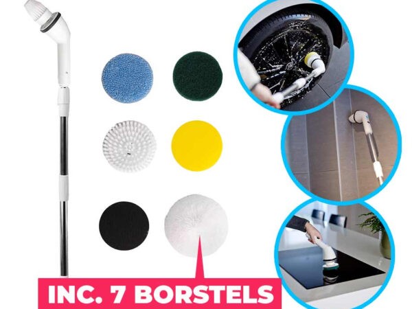 7-In-1 Schoonmaakborstel Elektrisch - Automatische 360 Rotatie! ...