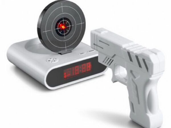 Wekker met lasertarget