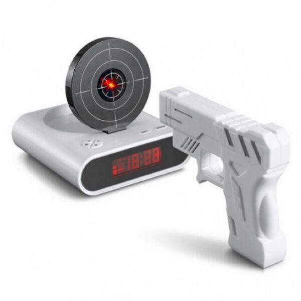 Wekker met lasertarget
