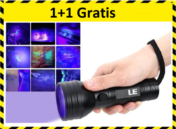 HÃ¶fftech Zaklamp UV licht - 1+1 Gratis